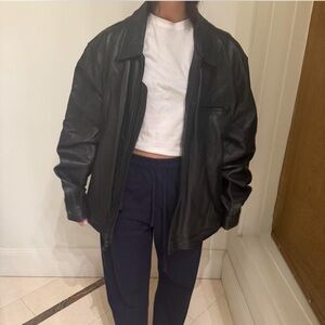 Classic Black Leather Jacket for Men